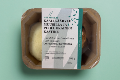 Kaalikääryle muusilla ja puolukkainen kastike 350 g
